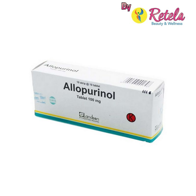 Jual ALLOPURINOL 100MG 1 STRIP 10 TABLET | Shopee Indonesia