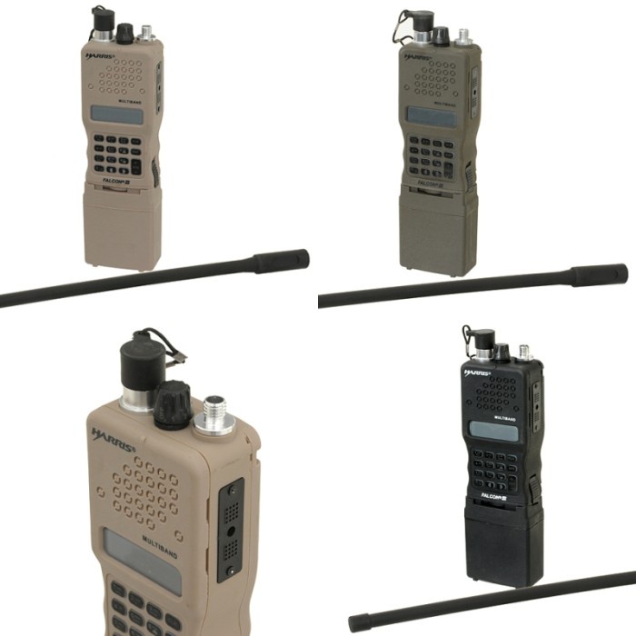 Jual PRC-152 Dummy Radio PRC 152 Harris Tactical Case AEG GBBR FMA ...