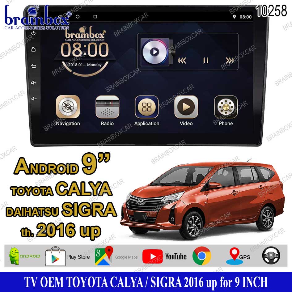 Jual Brainbox Tv Mobil Oem Toyota Calya Sigra Android Headunit Tape