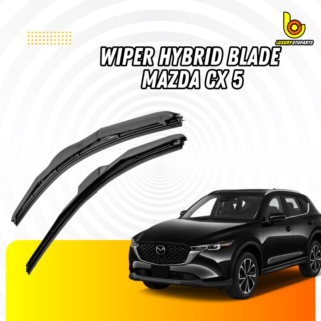 Jual Wiper Mazda CX5 Model Hybrid 1 Set Tanpa Rangka Besi Shopee