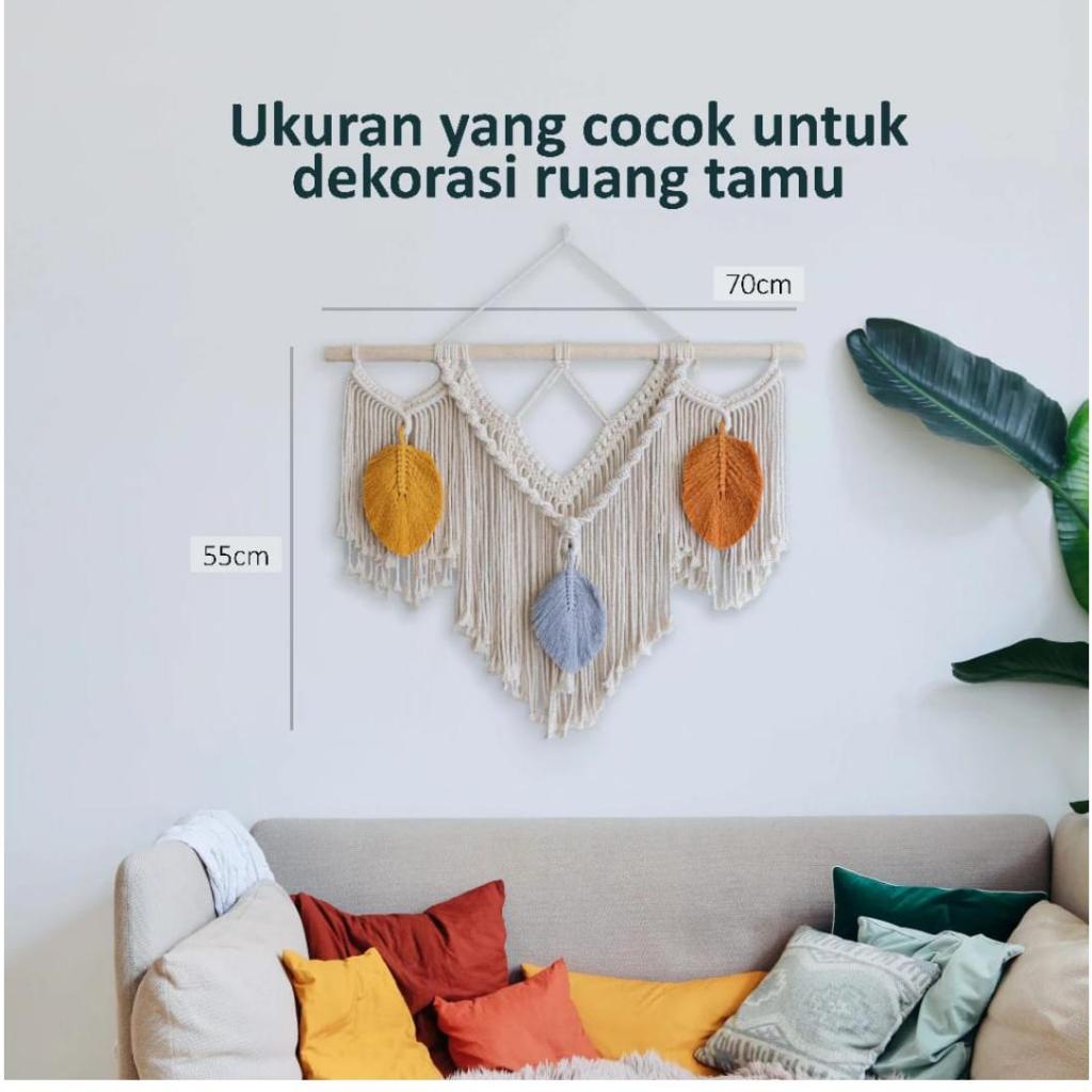 Jual Premium Macrame Hiasan Dinding Macrame Wall Hanging Jumbo Cotton