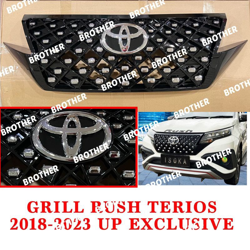 Jual Grill Bumper Depan All New Rush Terios