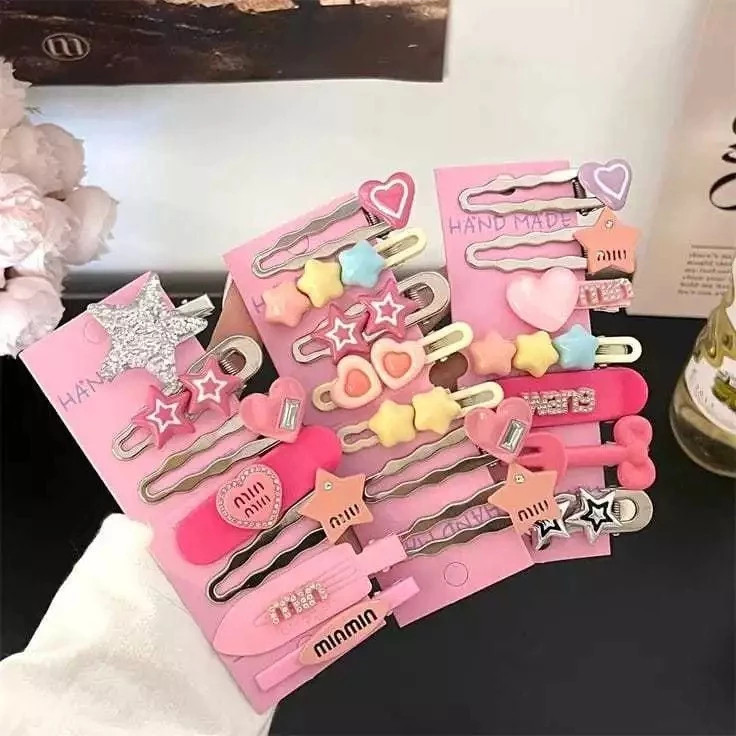 Jual Set Jepit Rambut Anak Aksesoris Rambut Wanita Korean Style Makin ...