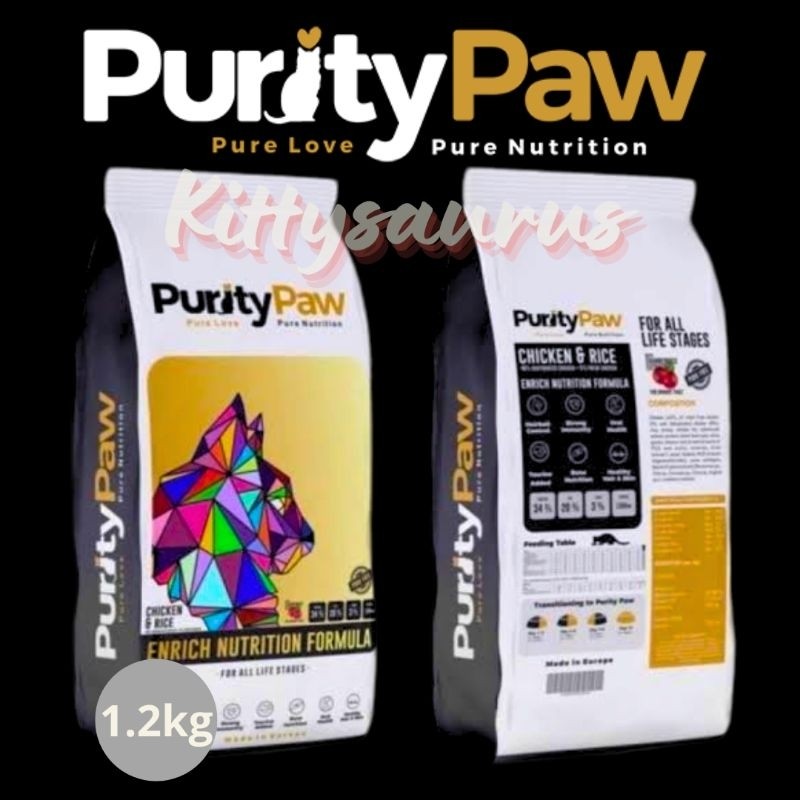 Jual PURITY PAW 1.2KG EXP 2026 ALL STAGE | Shopee Indonesia