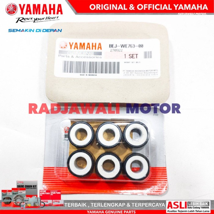 Jual ROLLER SET FAZZIO ASLI ORIGINAL YAMAHA GD27 | Shopee Indonesia