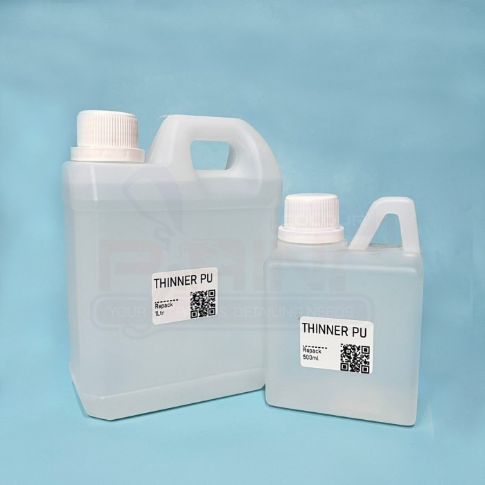 Jual Thinner Pu Polyurethane Liter Ecer Kemasan Botol L Shopee