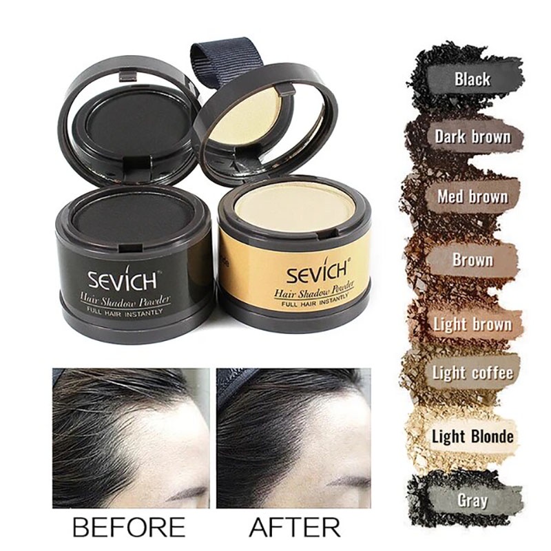 Jual Sevich Hair Shadow Powder 4 Gram Bedak Penutup Uban Pewarna Rambut ...