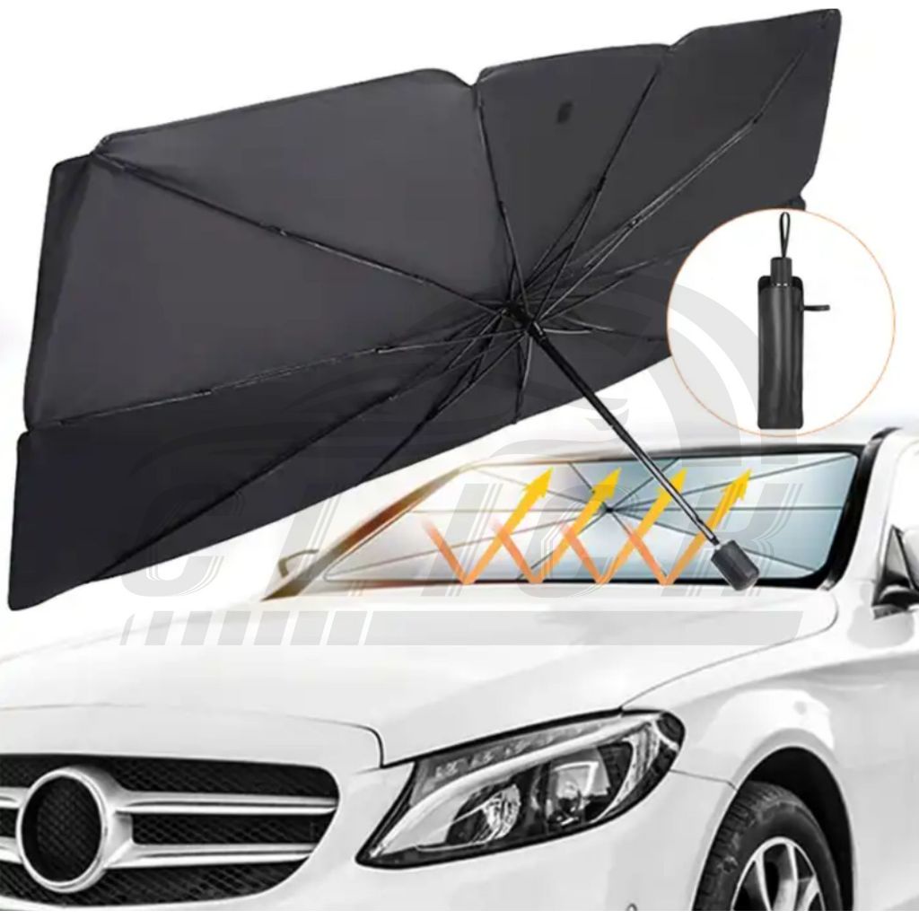 Jual Payung Pelindung Anti Panas Mobil Kaca Depan Umbrella Sunshade