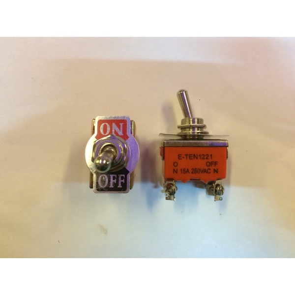 Jual Toggle Switch 4 Kaki 15A ON-OFF 250VAC | Shopee Indonesia