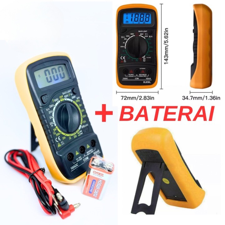 Jual Multitester Multimeter Avometer Digital Promo Yuri 1 Shopee Indonesia