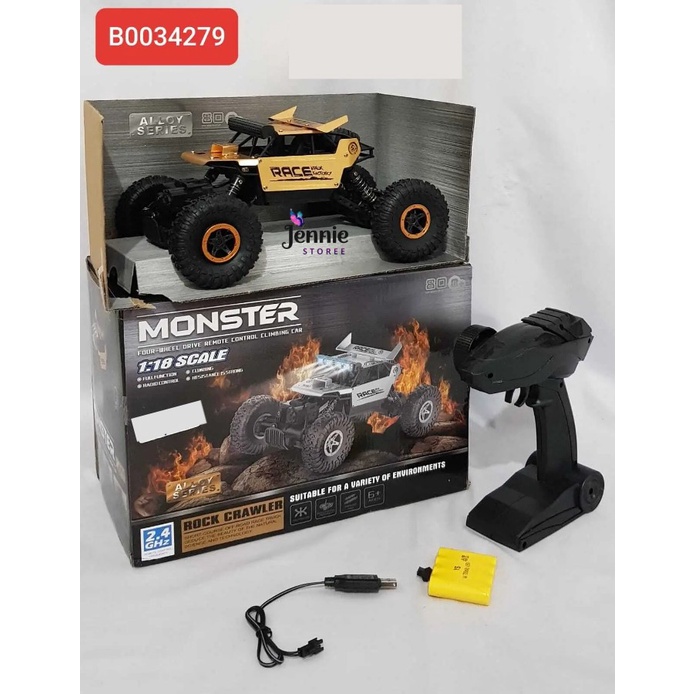 Jual Mainan Mobil Remote Control RC Rock Crawler Monster 4x4 OFFROAD ...