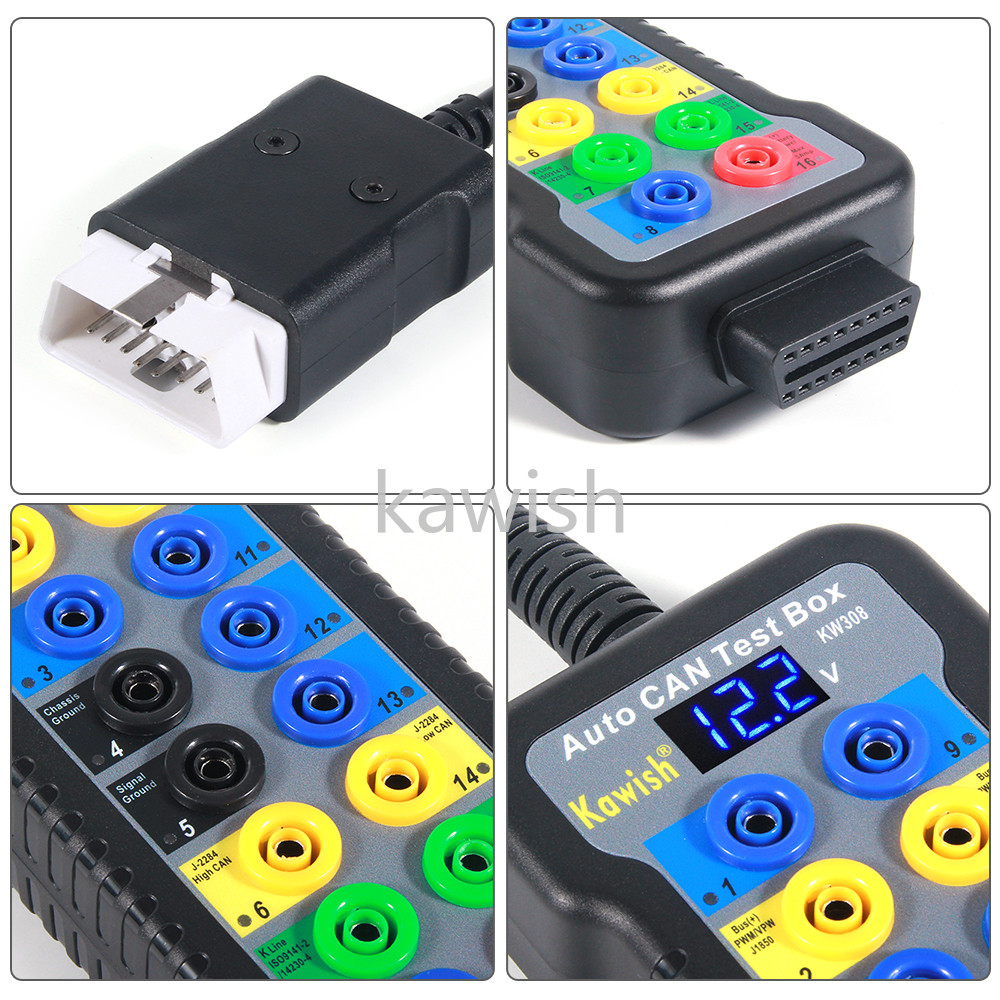 Jual Car OBD Breakout Box Diagnostic Tools With OBD Extension Cable ...