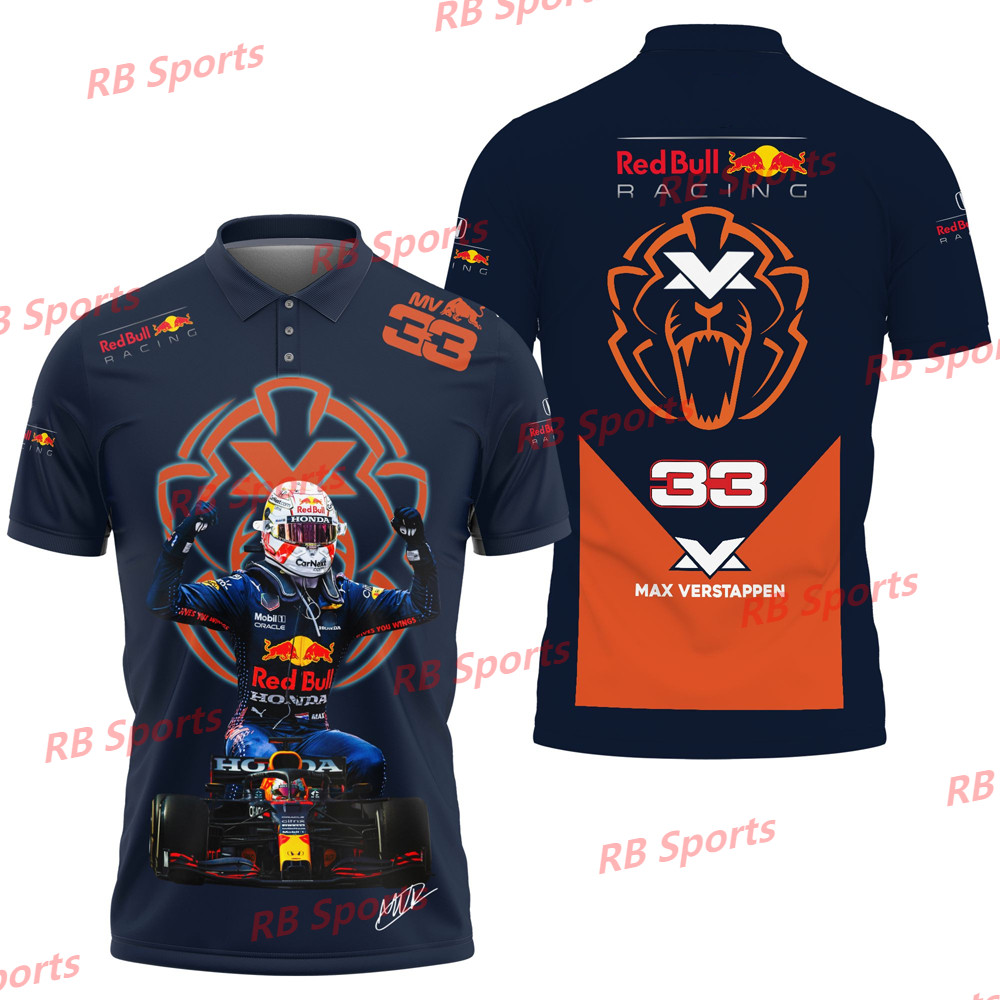 Jual Polo RB Shirt 2025 Oracle Racing Team New Arrival Max Verstappen ...