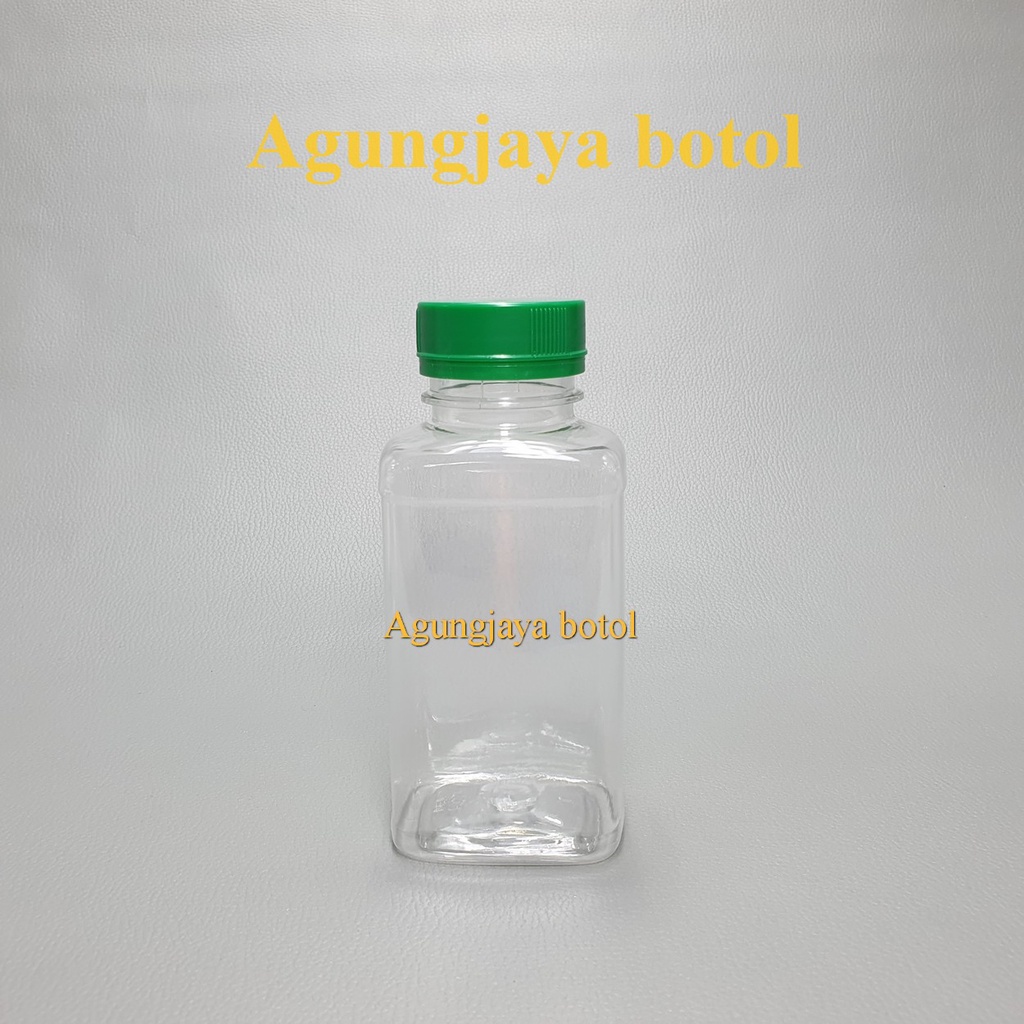 Jual Botol 250 ml SQ Kotak Natural / Botol Obat / Botol Kapsul / Botol ...