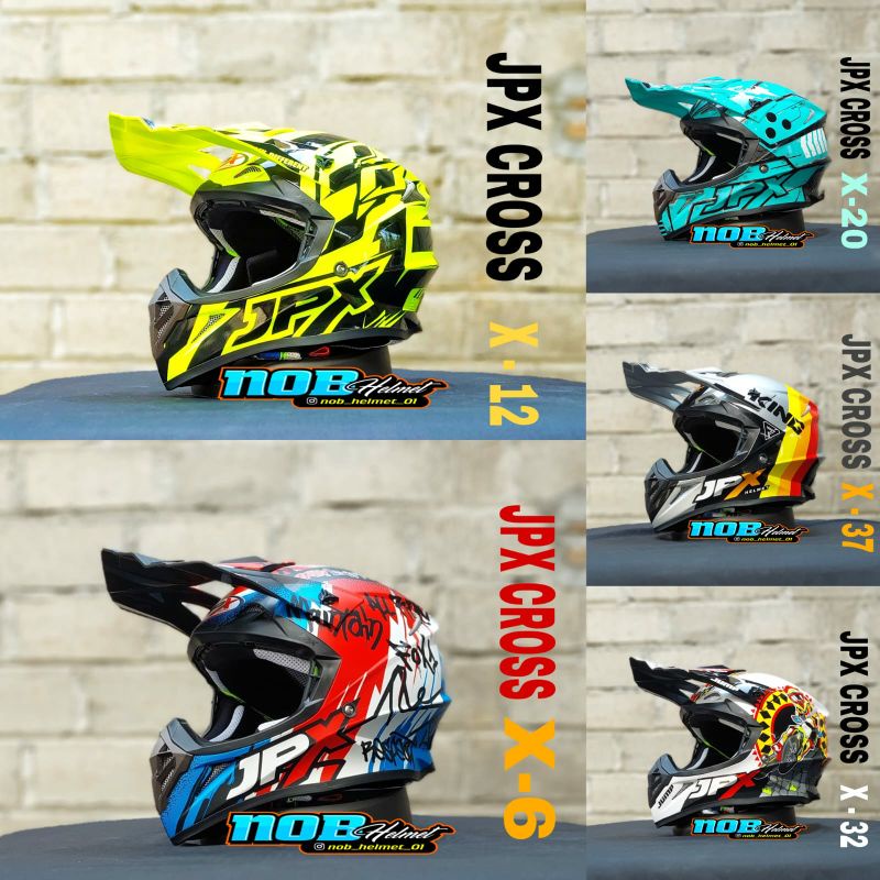 Jual HELM JPX CROSS FULL FACE TRAIL DEWASA Shopee Indonesia