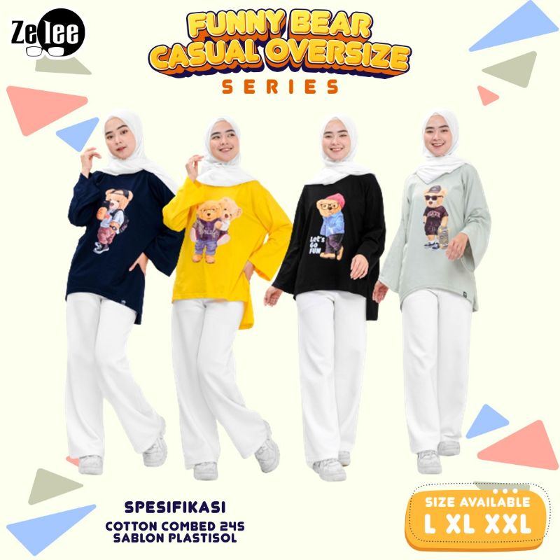 Nevada V Neck Two Sided Print Big Number Kaos Oversize Anak Laki-laki