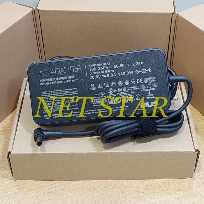 DECSZDY 180W 20V 9A voedingsadapter laadkabel Compatibel met ASUS ROG
