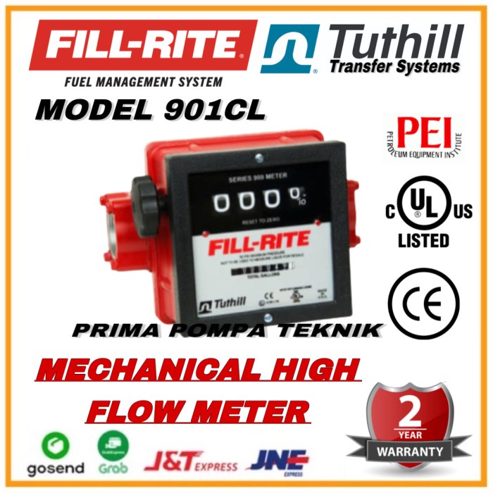Jual FILL-RITE 900 SERIES FLOW METER 1.5 INCH (4 DIGIT) FILL-RITE ...