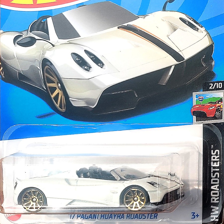 Jual Hotwheels 17 Pagani Huayra Roadster 2023 Putih Hw Roadsters