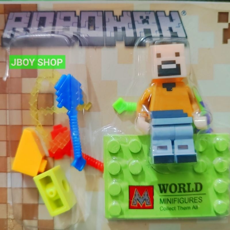 Jual BARU ! BALOK SUSUN FIGURE MINECRAFT TERMURAH / BUILDING BRICK ...