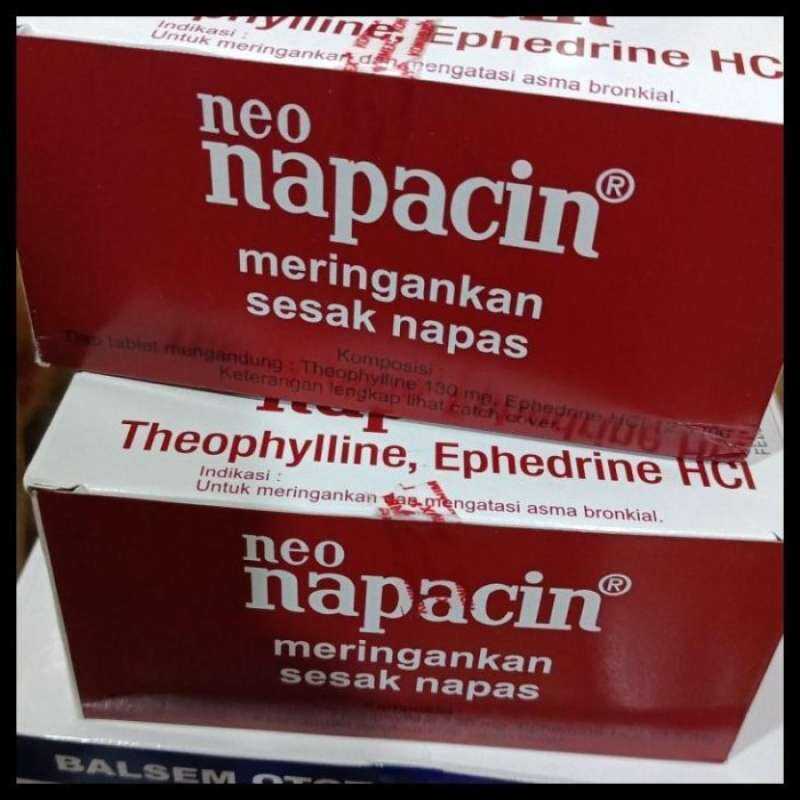 Jual NEO NAPACIN 1 box 50 strip [PENGGANTI] Asmasolon Tablet Obat Asma