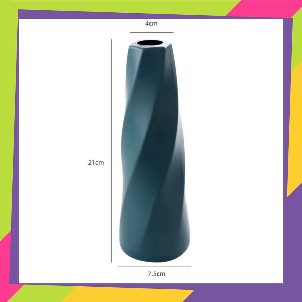 Jual 1937POTPBAD2 / Pot bunga plastik aesthetic gaya vintage / Vas