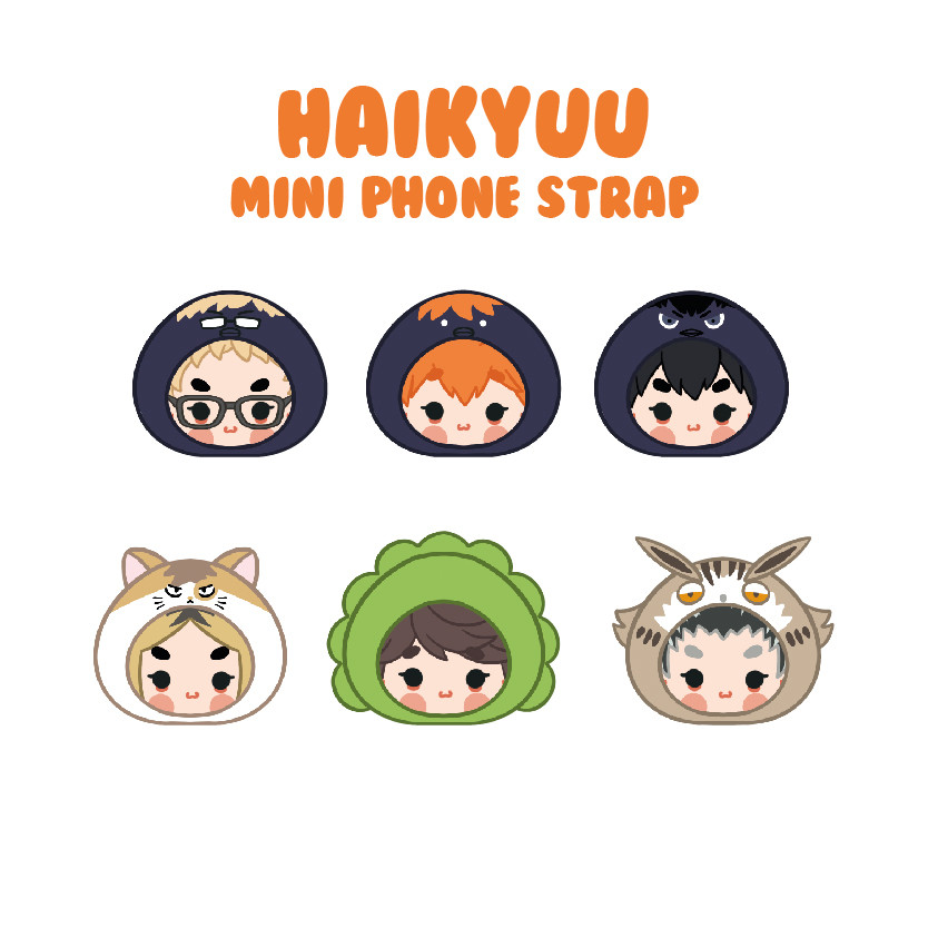 Jual ANIME GUZZU HAIKYUU MINI PHONE STRAP - HINATA - KENMA - KAGEYAMA ...