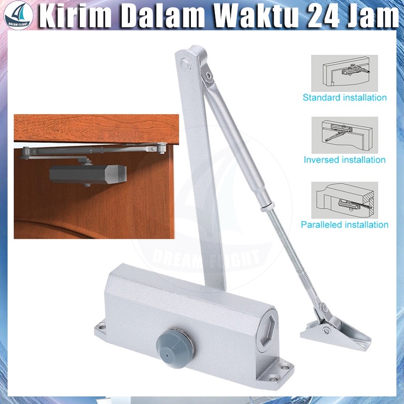 Jual Door Closer Penutup Pintu Otomatis 180 Derajat Otomatis Door ...