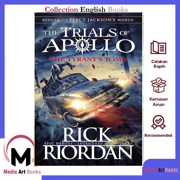 Jual The Trials Of Apollo 4 Tyrants Tomb Rick Riordan English