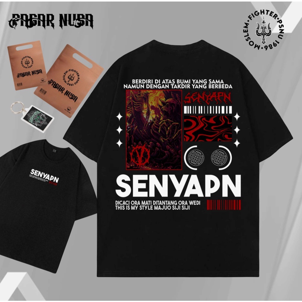 Jual Kaos Pencak Silat Pagar Nusa Senyapn Streetcotton Combad 30s