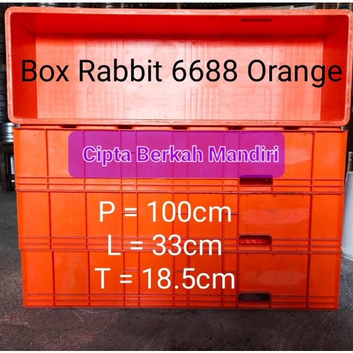 Jual BUCKET BOX/BAK RABBIT 6688/BOX CONTAINER INDUSTRI 6688 1M /100*32 ...