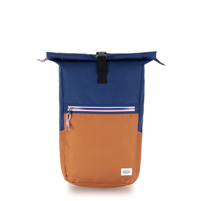 Jual Tas American Tourister TRENT Backpack 1 NVY/CHESTNUT Shopee Indonesia