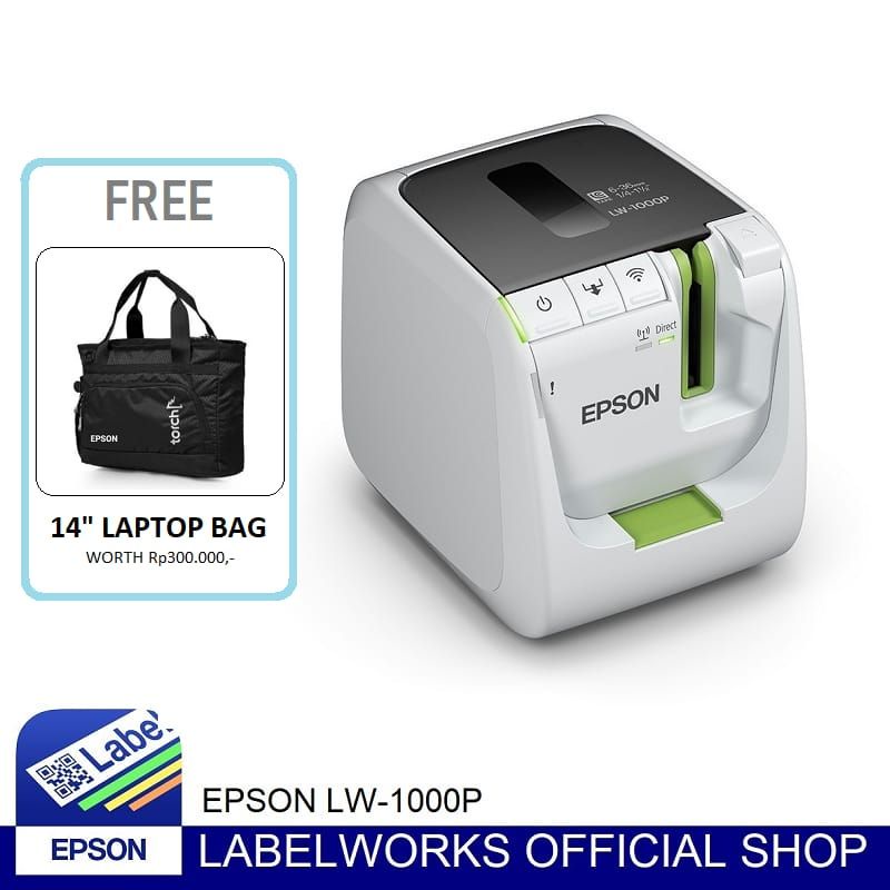 Jual Epson LabelWorks LW1000P WiFi Label Printer ( smartphone & PC