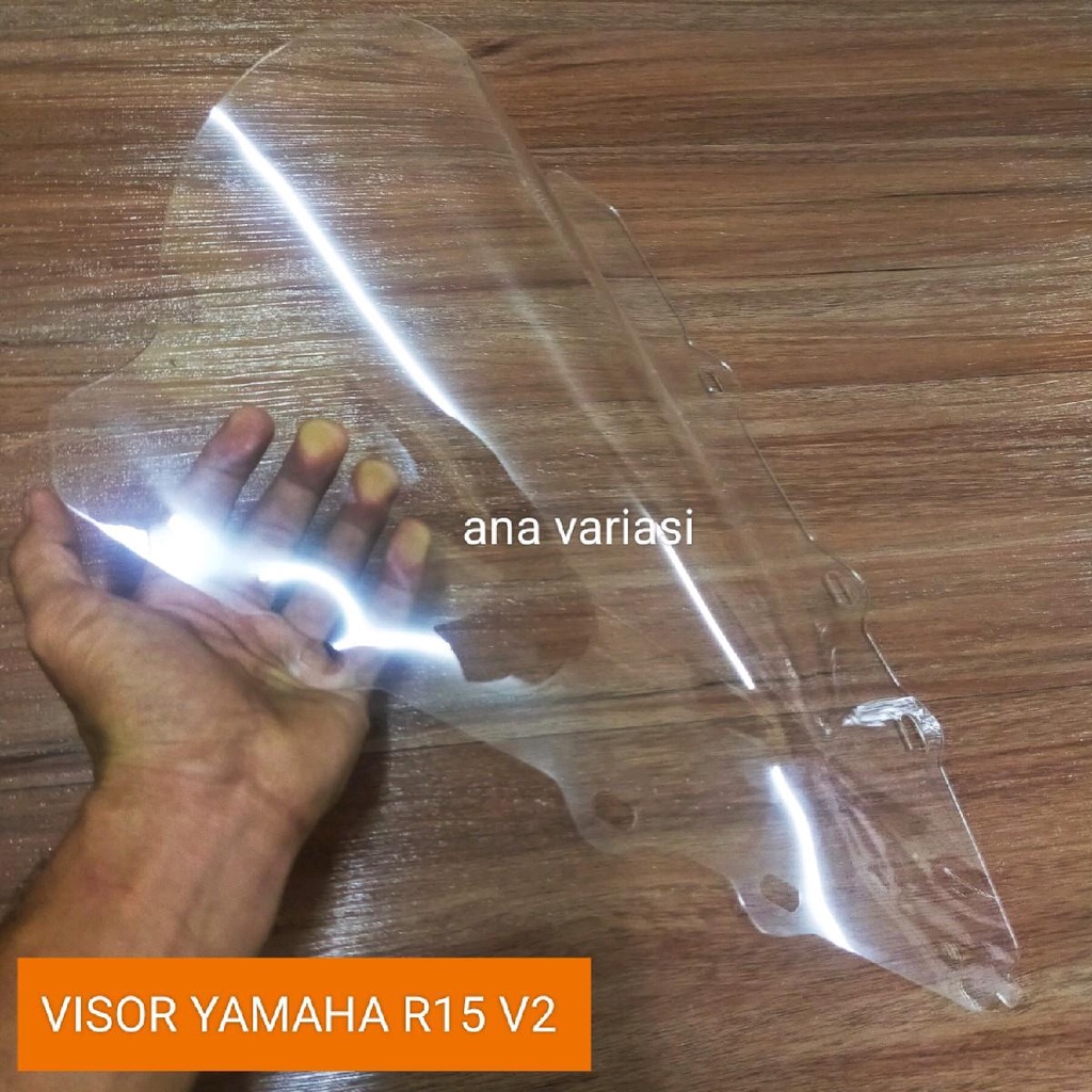Jual visor R15 v2 visor motor R15 v2 bahan akrilik visor motor Yamaha ...