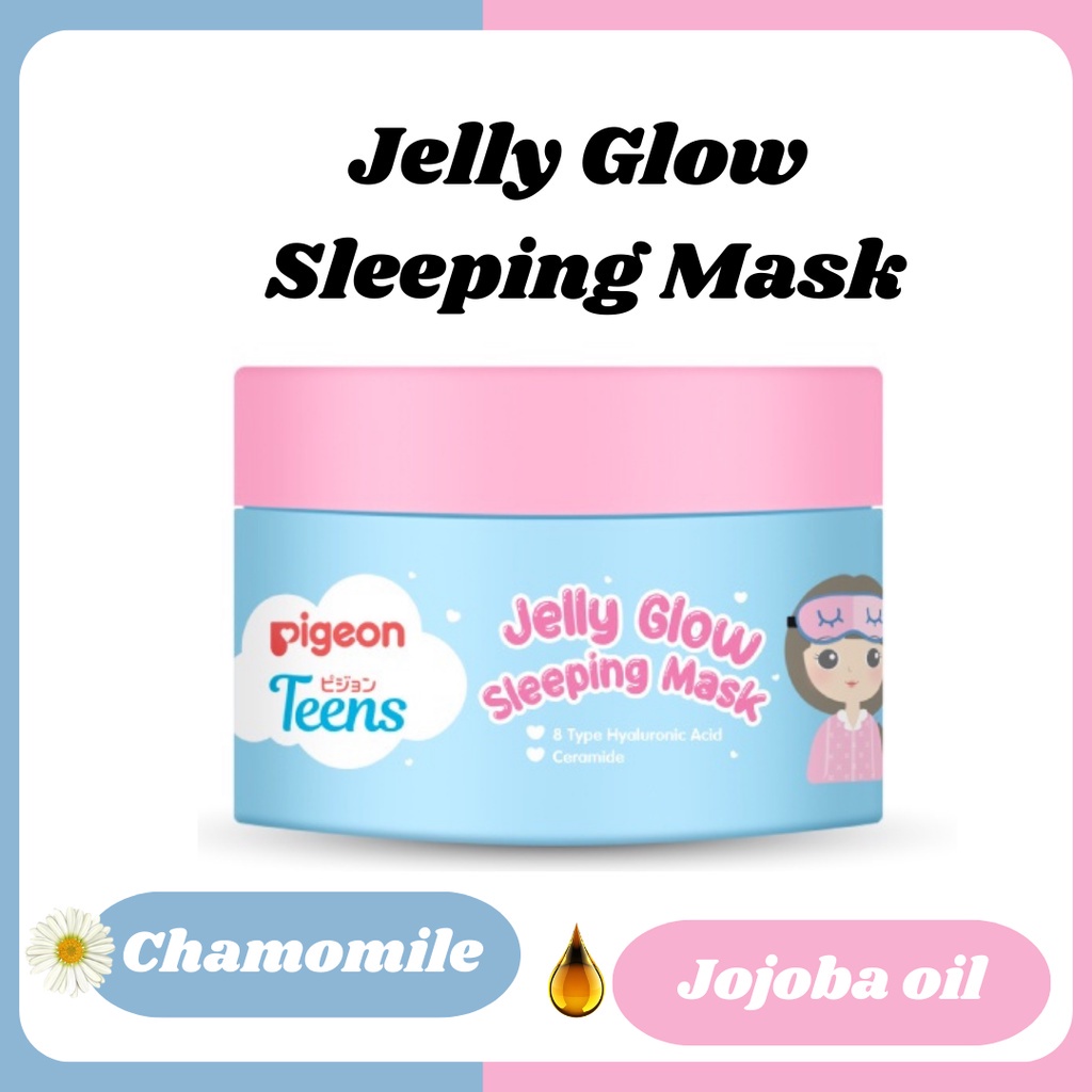 Jual PIGEON TEENS JELLY GLOW SLEEPING MASK 30GR / MASKER WAJAH | Shopee ...