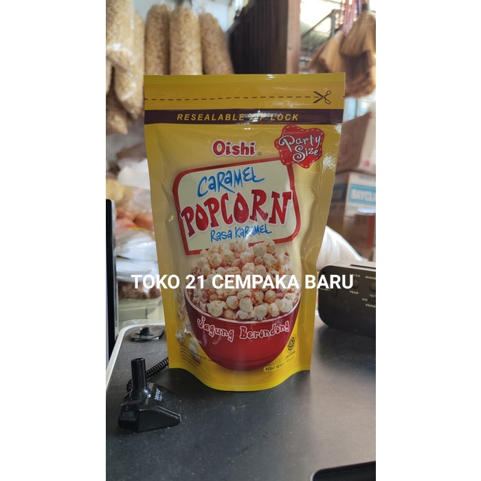 Jual Oishi POPCORN Jagung 100 gram / 100g Rasa - KARAMEL CARAMEL ...