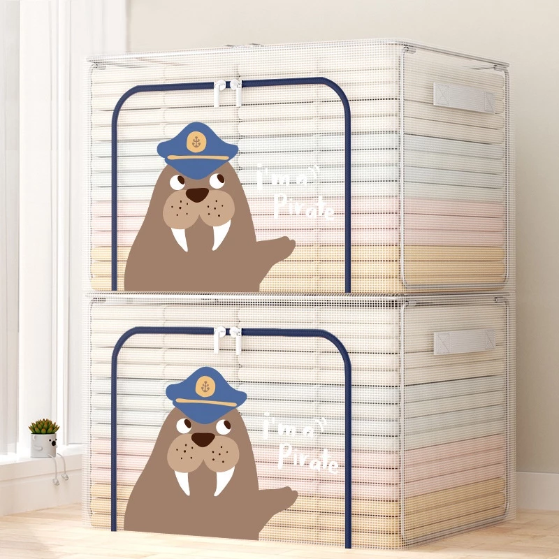 [Unik88] Storage Box Lipat 66L Double Zipper Multifungsi | AutoStock