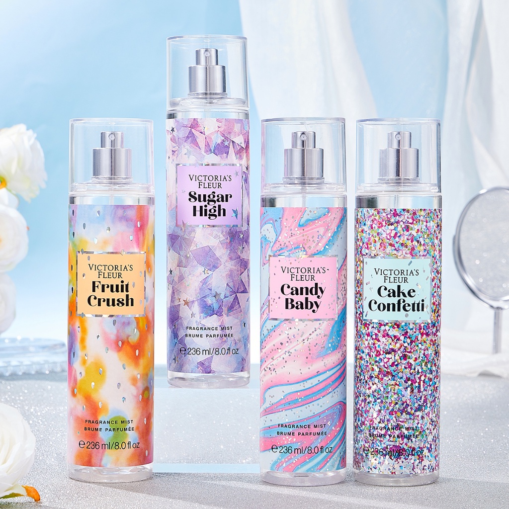 【2024 Baru】PARFUM VICTORIA'S SECRET CANDY BABY CAKE CONFETTI FRUIT  CRUSH SUGAR HIGH 236ML