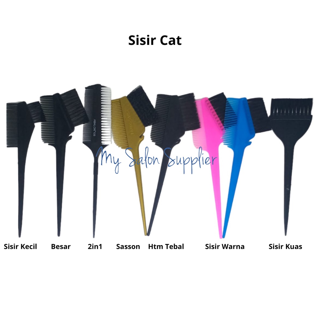 Jual Sisir Cat Kuas Cat Semir Rambut Shopee Indonesia