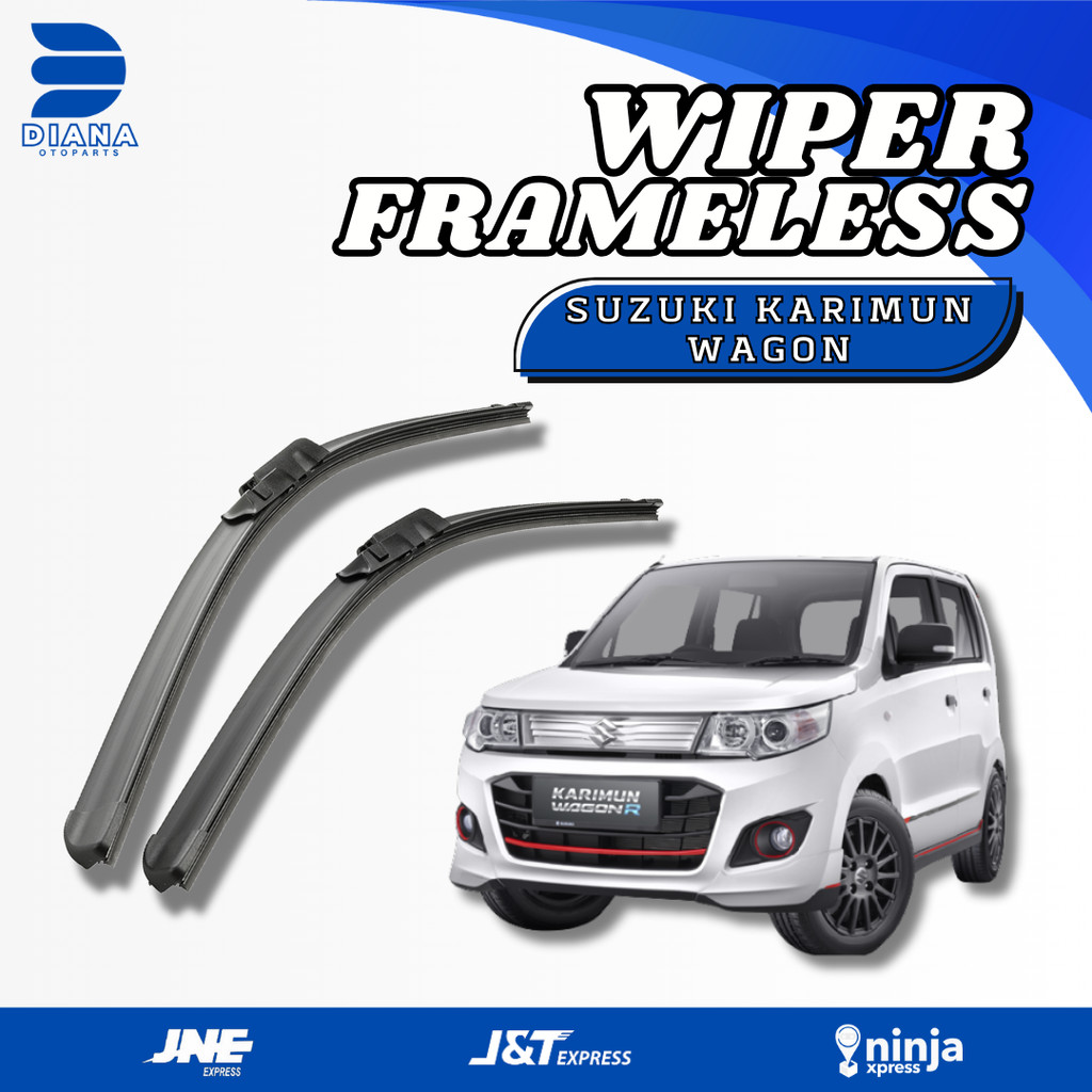 Jual Wiper Mobil Frameless Suzuki Karimun Wagon R Frameless Sepasang ...