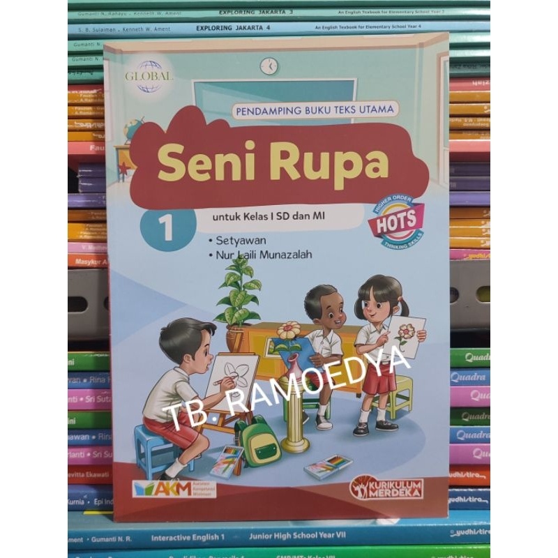 Jual Buku Seni Rupa SD/MI kelas I Kurikulum Merdeka Global | Shopee ...