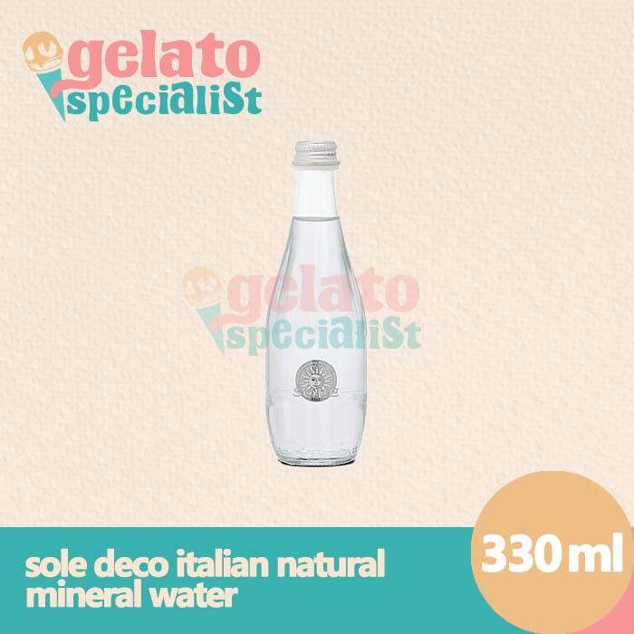Jual Sole Deco Italian Natural Mineral Water Botol Kaca 330ml Shopee