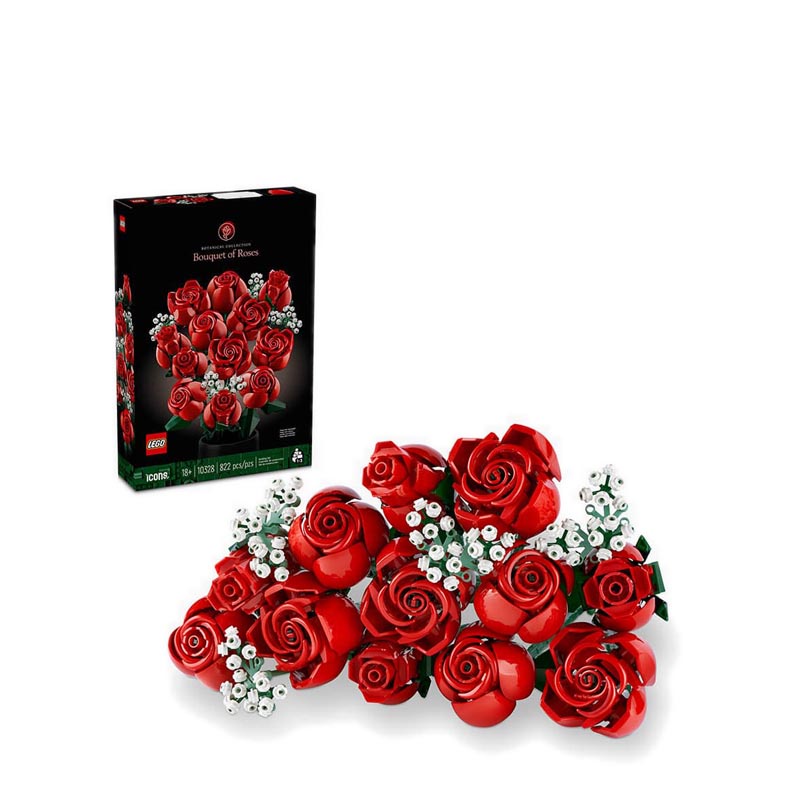 Jual LEGO® Icons Bouquet of Roses building kit - 10328 | Shopee Indonesia