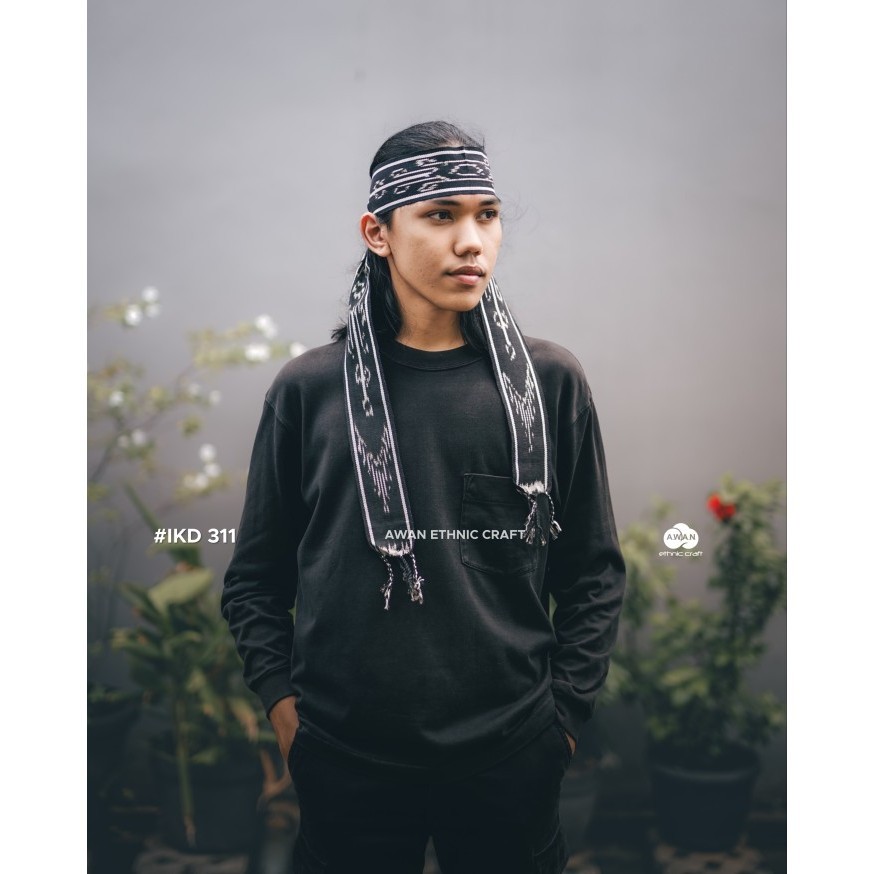 Jual Ratnaf Ikat Kepala Tenun Etnik Dayak Kalimantan Awan Ethnic Craft