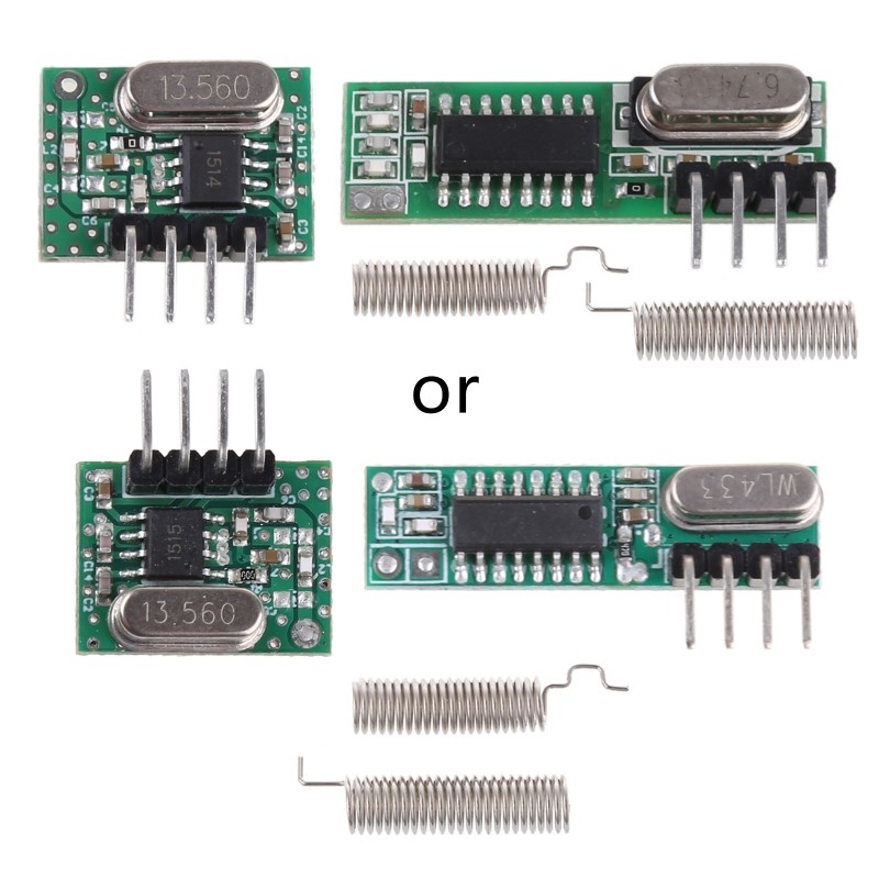 Jual 433 Mhz RF Transmitter and Receiver Module Link Kit for Wireless ...