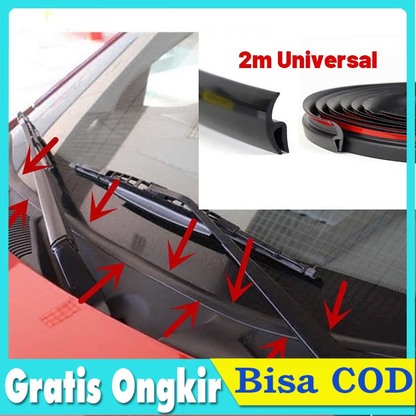 Jual Seal Strip Karet Pelindung Kaca Depan Universal Untuk Bawah Panel Windshield Mobil Shopee