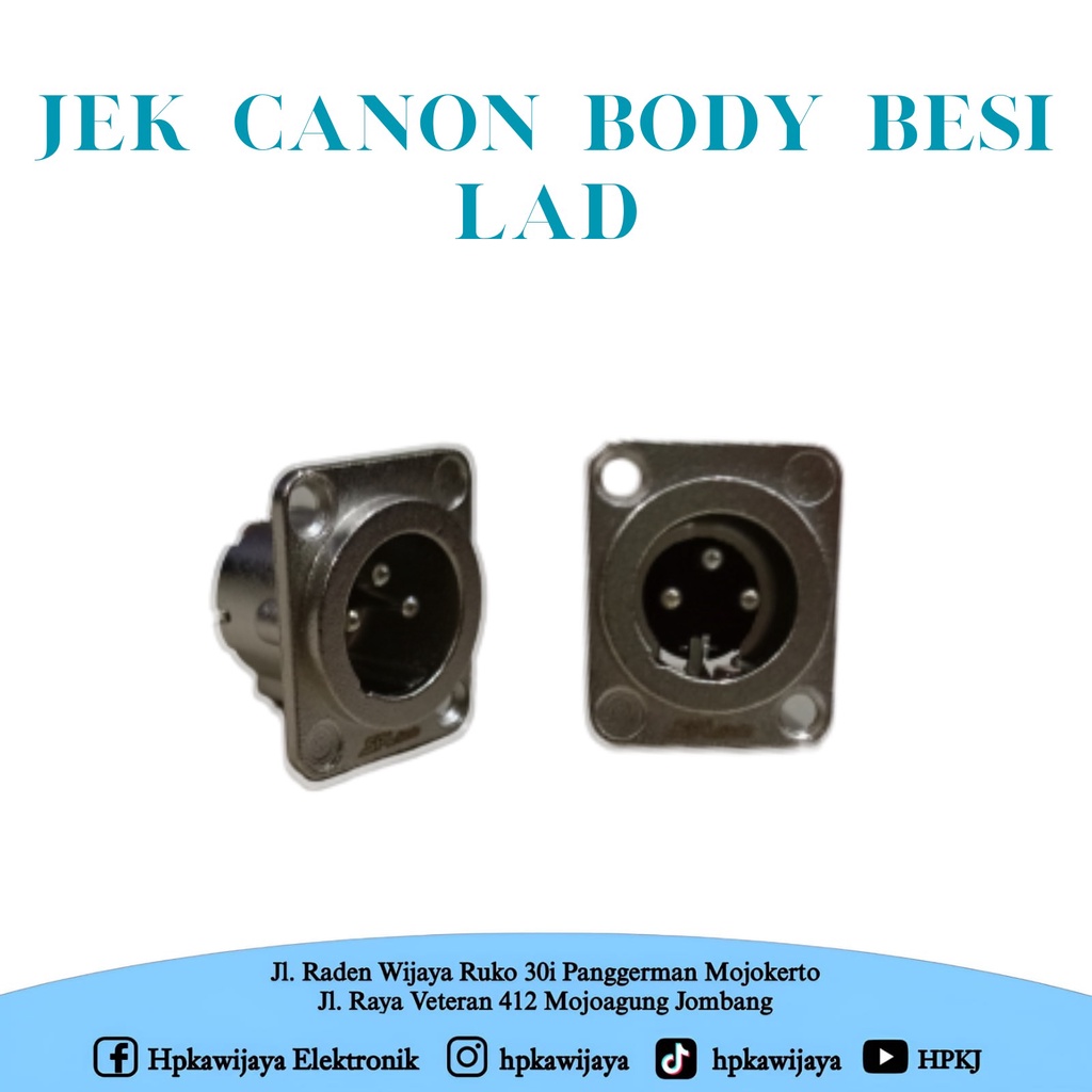 Jual Jack Cannon Lad Male Body Besi Jek Canon Body Besi Lad Shopee