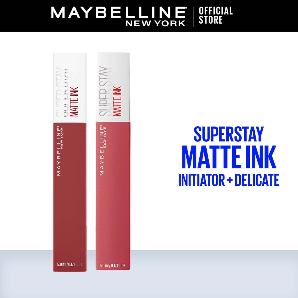 Jual (PAKET HEMAT ISI 2) Maybelline Superstay Matte Ink Initiator ...