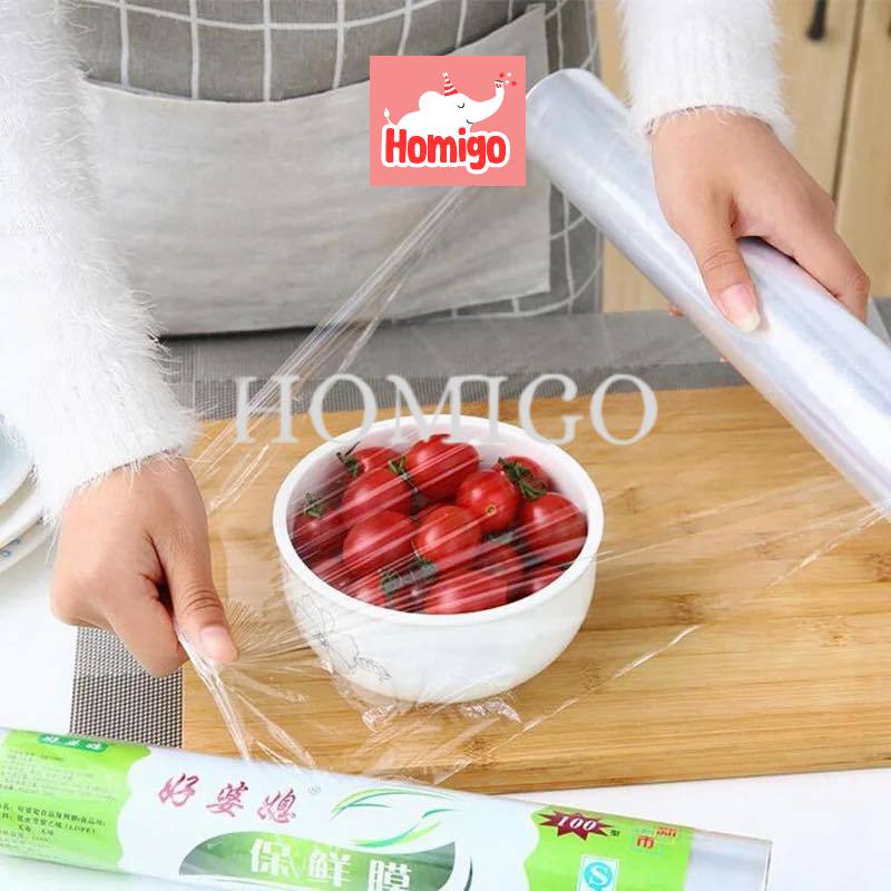 Jual Homigo Plastik Wrapping Bungkus Makanan Plastik Wrap Makanan Food ...