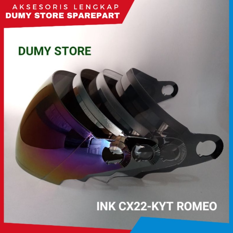Jual KACA HELM INK TOPI / INK CUCUK / CX22 / KYT ROMEO | Shopee Indonesia